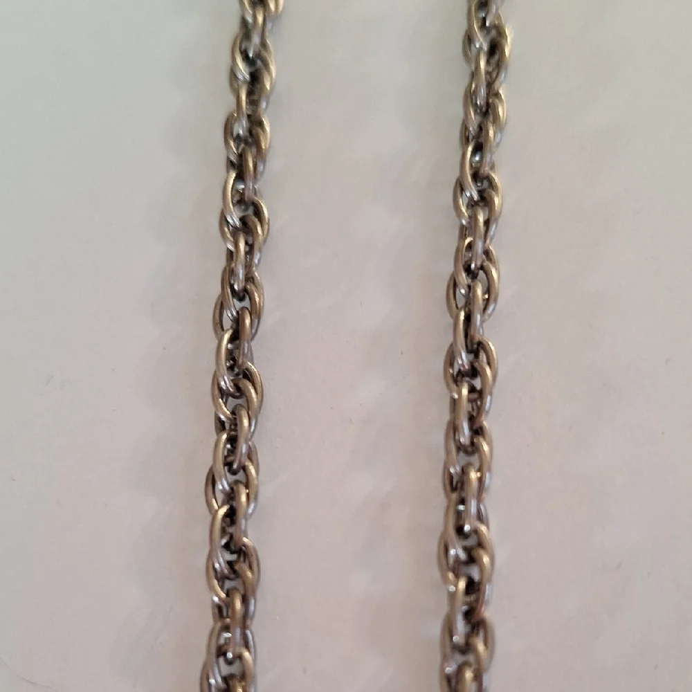 Genuine Stingray Coral And Sterling With Butterfly Slider Necklace - Picture 3 of 4
